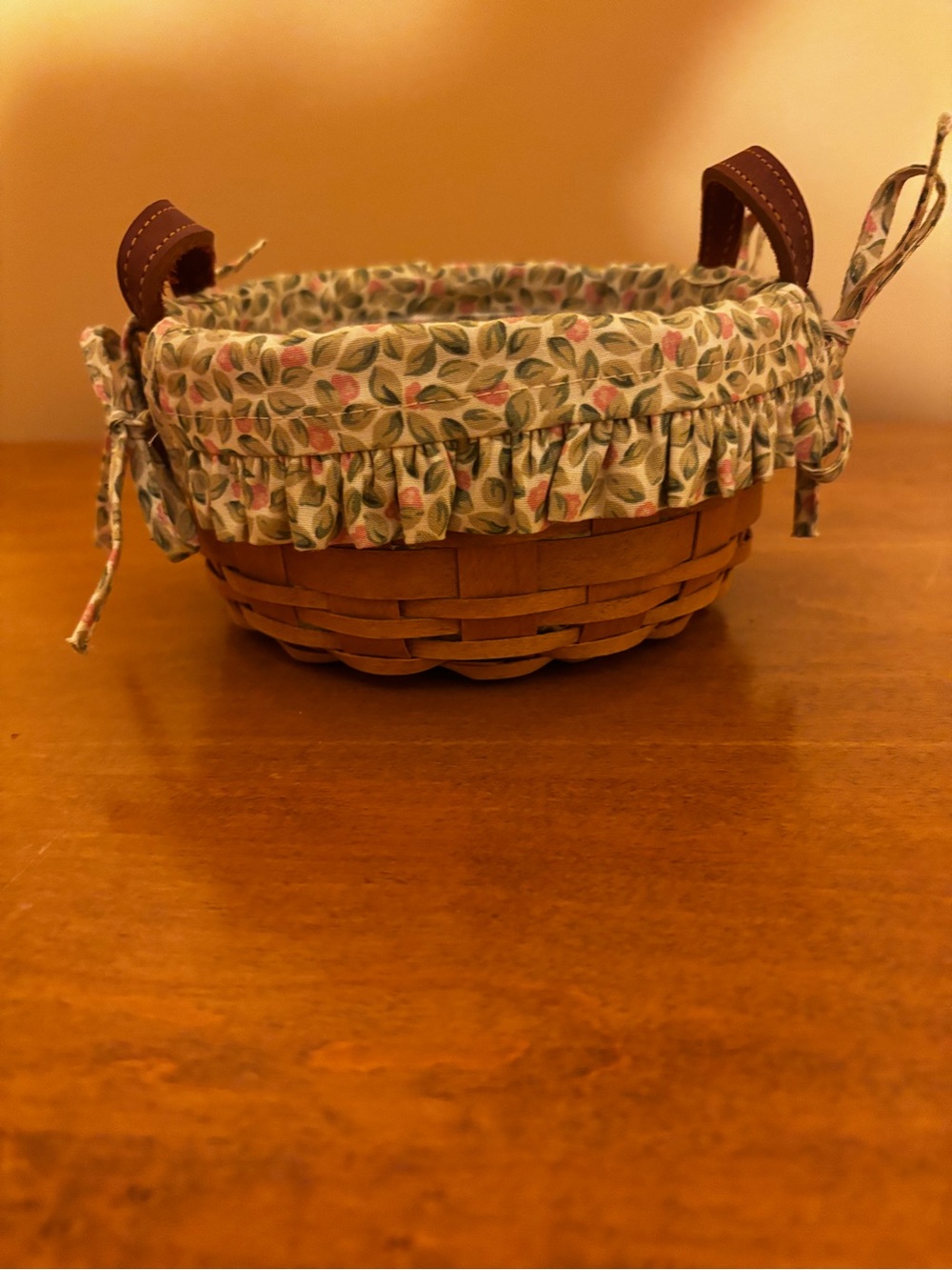 Longaberger 6 1/2” Small Round Basket